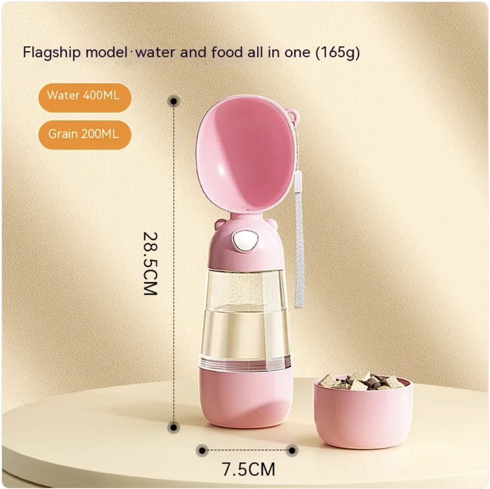 Travel Water Bottle and Bowl