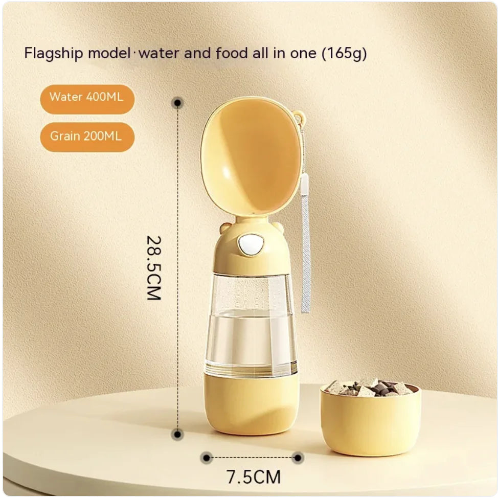 Travel Water Bottle and Bowl