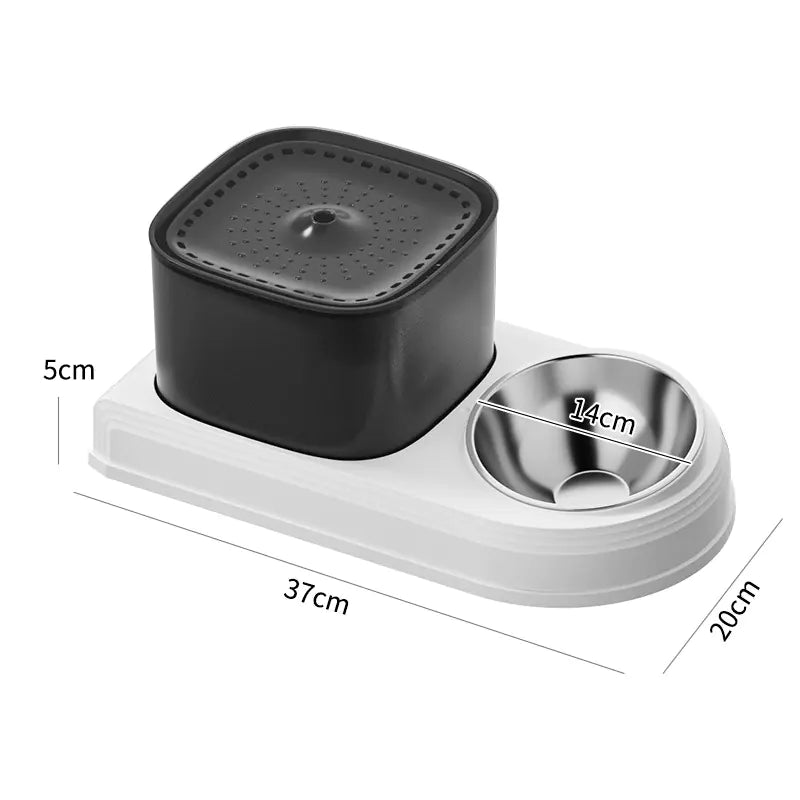 Automatic water dispenser for dogs and cats