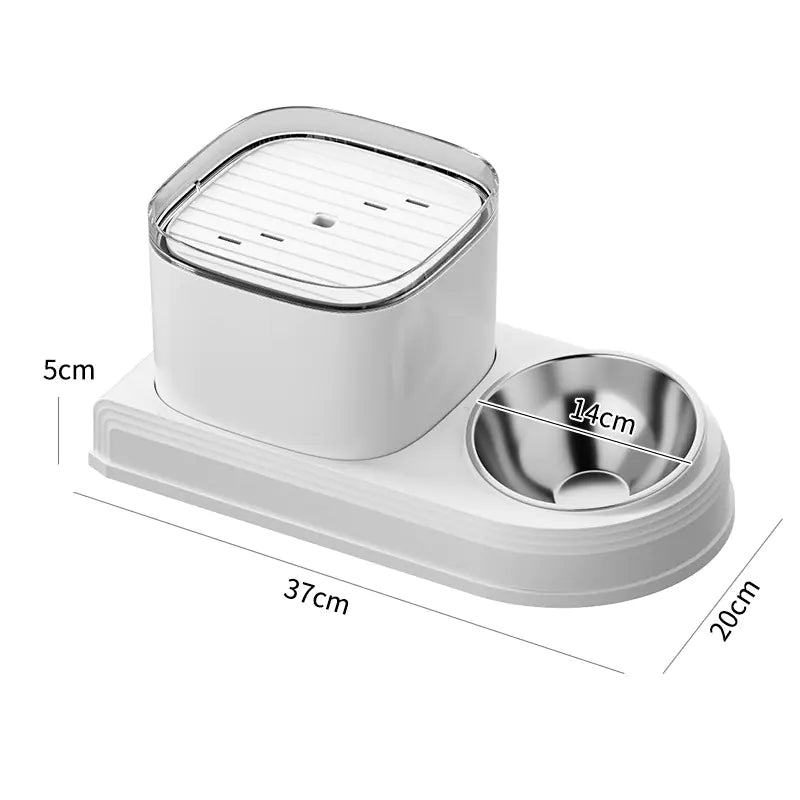 Automatic water dispenser for dogs and cats