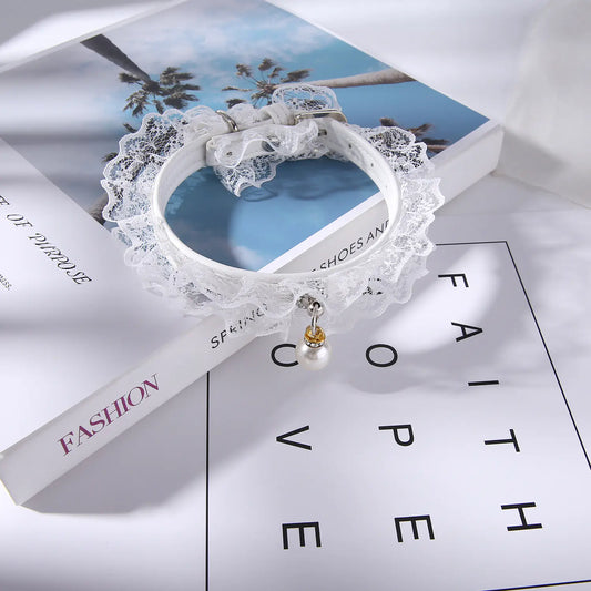 Coleira para Gato de Renda