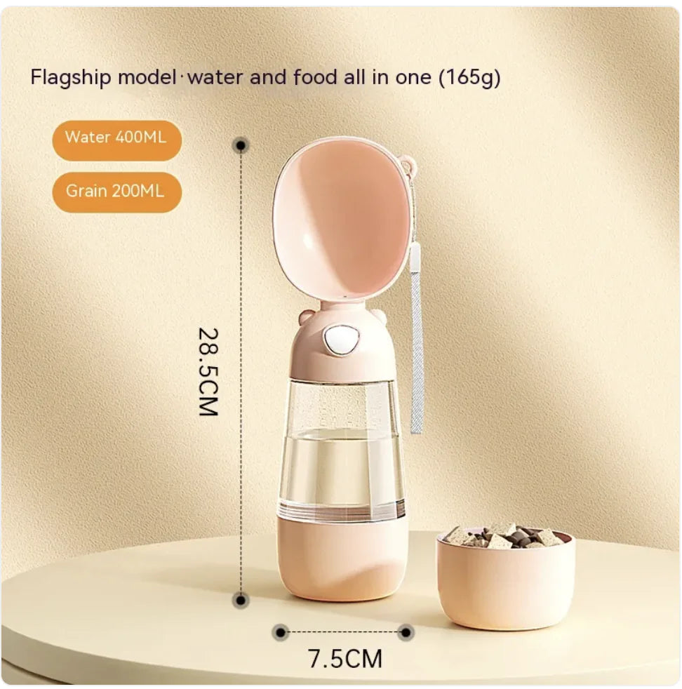 Travel Water Bottle and Bowl